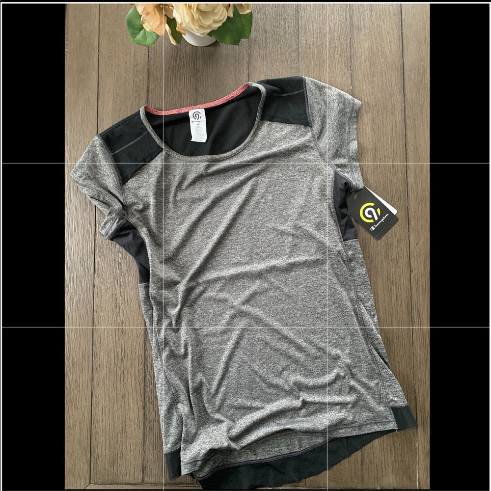Champion workout top with DUO DRY.